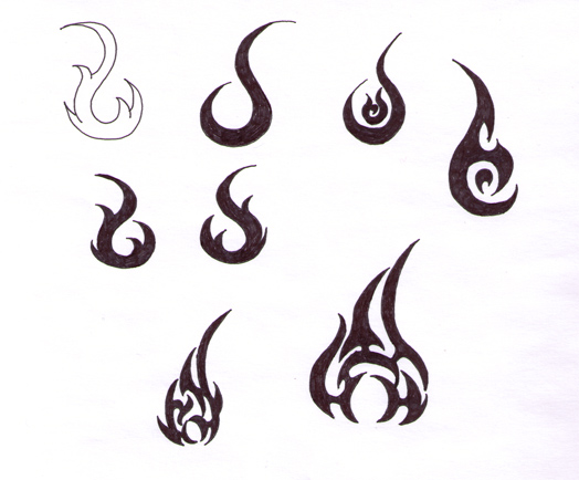 Flame Tattoo Designs by blackironheart on DeviantArt